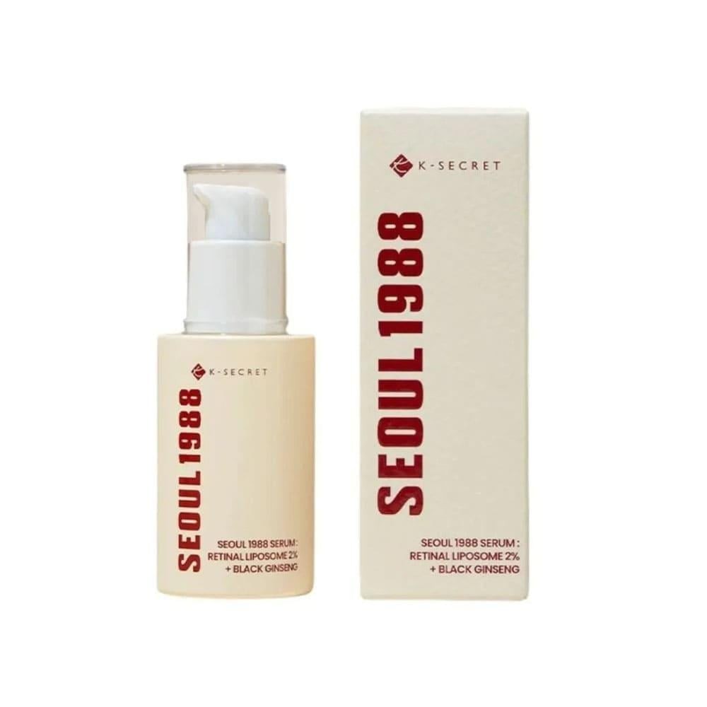 سيروم سيول 1988 بالريتينال والجينسنغ الأسود و  ٨ K-SECRET - SEOUL 1988 Serum : Retinal Liposome 2% + Black Ginseng