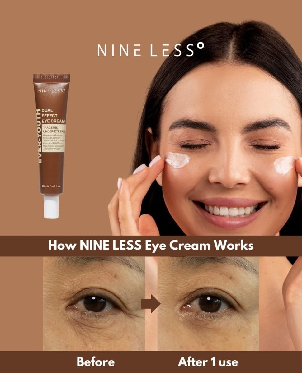 Nineless Ever-Youth Dual Effect Eye Cream 20ml |ناين ليس دول ايفيكت لحول العين