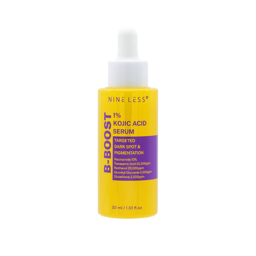 سيروم كوجيك أسيد 1٪ لتفتيح التصبغات وتوحيد البشرة – 30 مل NINE LESS B-Boost 1% Kojic Acid Serum 30ml