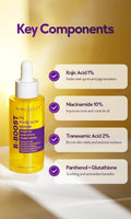 سيروم كوجيك أسيد 1٪ لتفتيح التصبغات وتوحيد البشرة – 30 مل NINE LESS B-Boost 1% Kojic Acid Serum 30ml