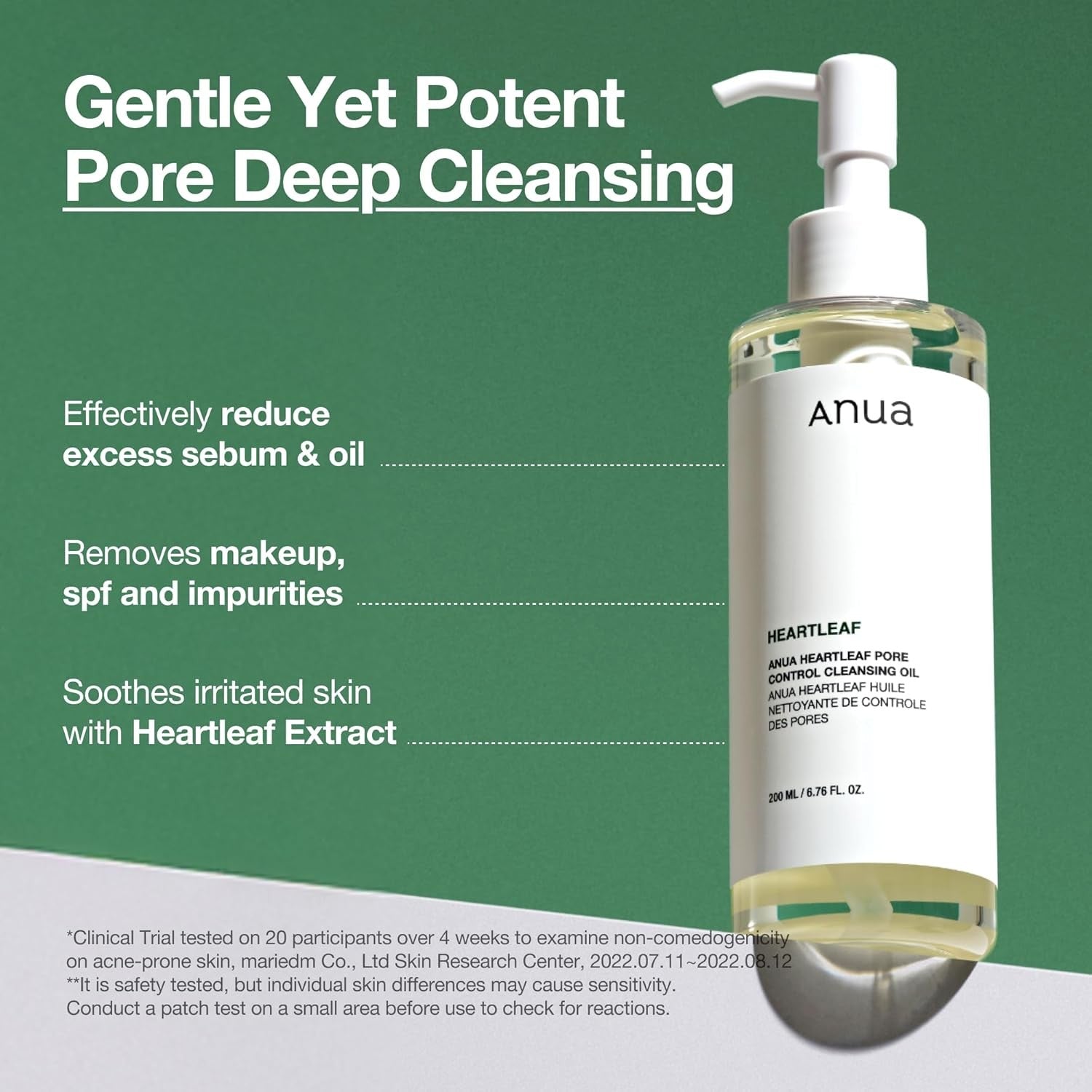ANUA Heartleaf Pore Control Cleansing Oil - 200ml | غسول انوا الزيتي لتنظيف المسام - 200 مل