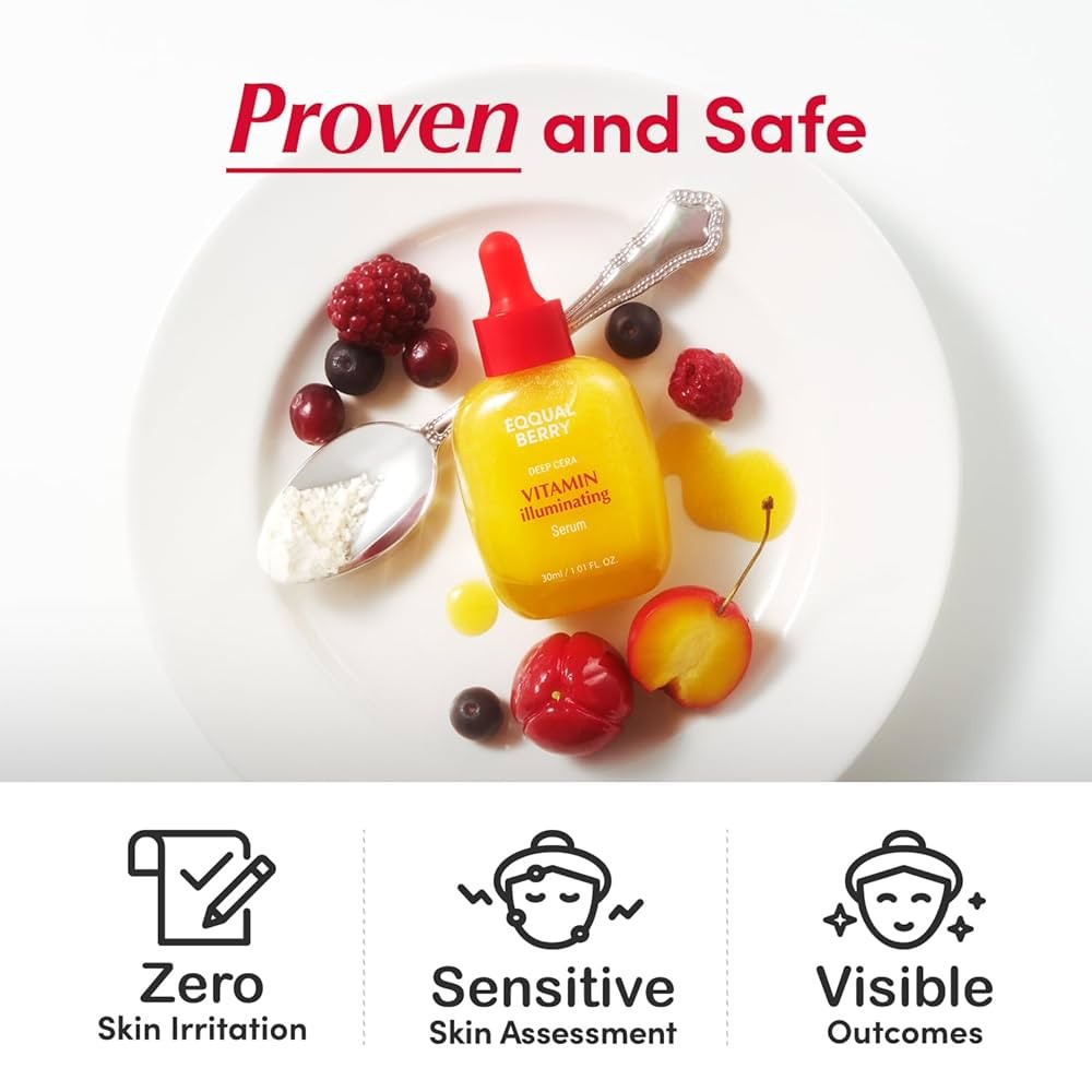 EQQUALBERRY – Vitamin Brightening Serum 30ml | سيروم ايكوال بيري  معالج يعزز اشراقة البشرة