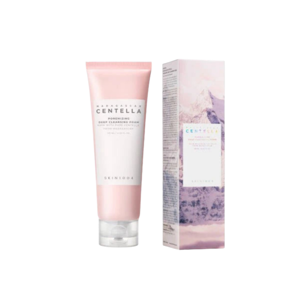 skin1004 centella poremizing deep cleansing foam 125 ml |سكين ١٠٠٤ سنتيلا بورمايزنك ديب كلنسينك غسول رغوي ١٢٥ مل