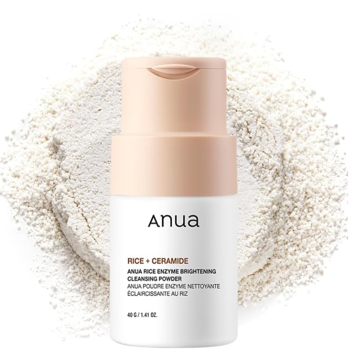 بودرة تنظيف الوجه بأنزيم الأرز والسيراميد Rice + Ceramide Enzyme Brightening Cleansing Powder