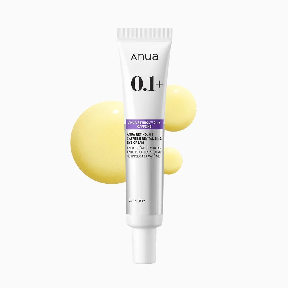 anua retinol 0.1 caffeine revitalizing eye cream 30 g | أنوا رتنول ٠.١ + كافيين كريم حول العين