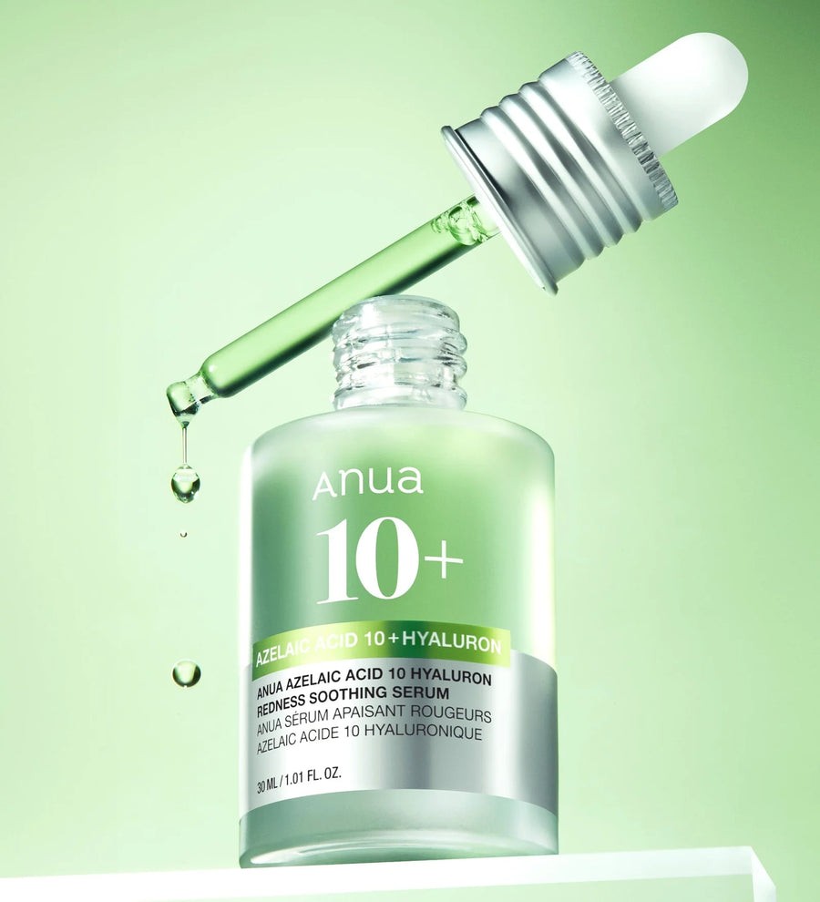 ANUA AZELAIC ACID 10 HYALURON REDNESS SOOTHING SERUM 30ml | أنوا سيروم الآزليك اسيد  للبشرة