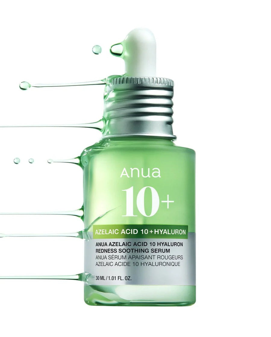 ANUA AZELAIC ACID 10 HYALURON REDNESS SOOTHING SERUM 30ml | أنوا سيروم الآزليك اسيد  للبشرة