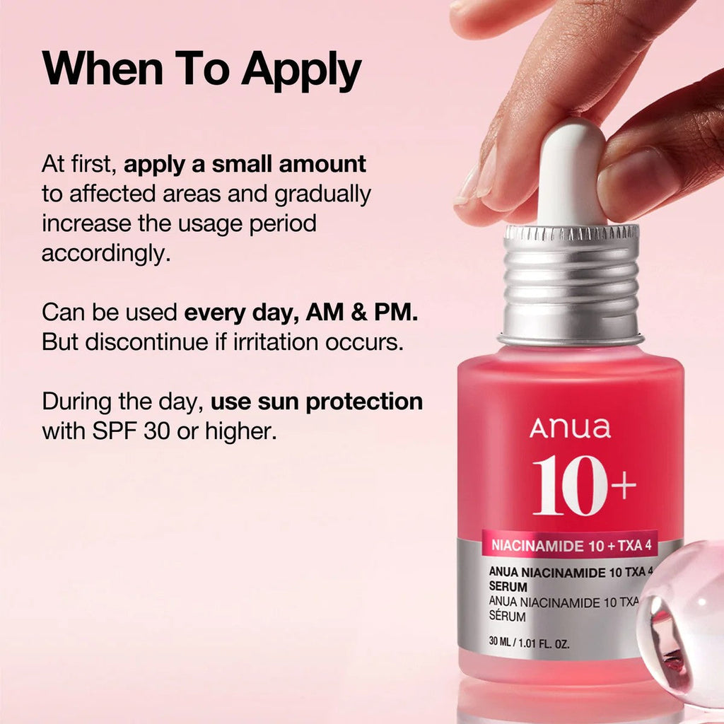 anua niacinamide 10 + txa serum 30 ml |