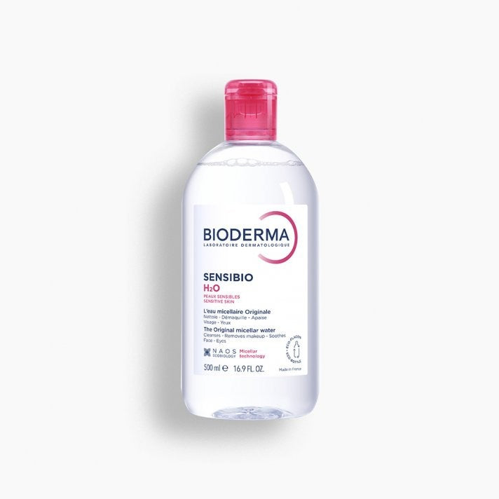 BIODERMA Sensibio H2O Micellar Makeup Remover Specil Offer - 500x500ml| بيوديرما مزيل مكياج مايسلير *500مل