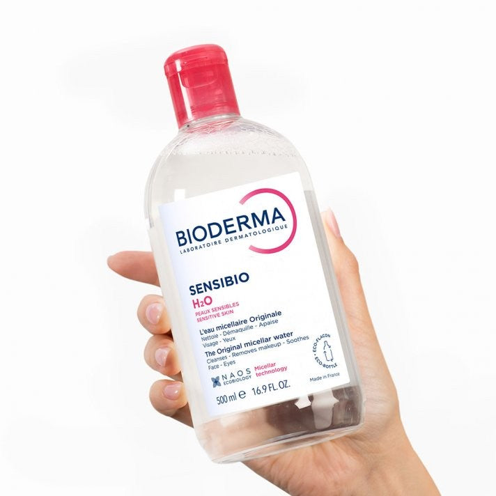 BIODERMA Sensibio H2O Micellar Makeup Remover Specil Offer - 500x500ml| بيوديرما مزيل مكياج مايسلير *500مل
