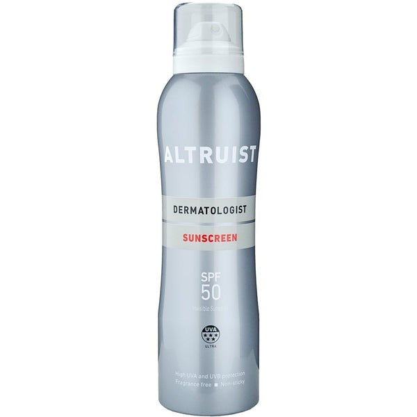 altruist dermatologist sunscreen spf 50 spray |الترويست واقي شمس بخاخ حمايه 50 spf