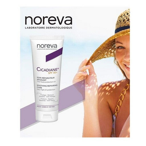 كريم مهدئ ومصلح للبشرة مع عامل حماية 50 Cicadiane Soothing Repairing Care SPF50+