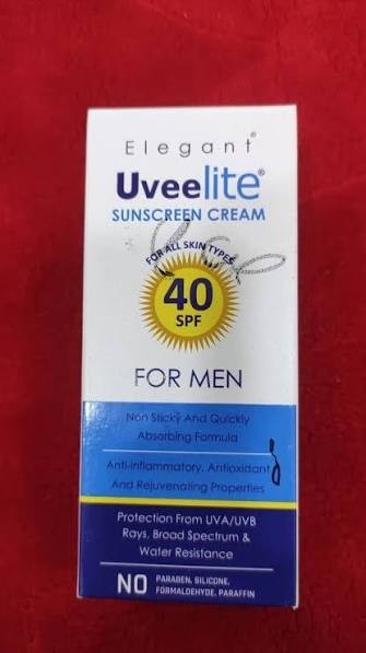 Elegant/ UveeLite Sunscreen Cream for Dry to Sensitive Skin / واقي شمس للبشرة الجافة و الحساسة