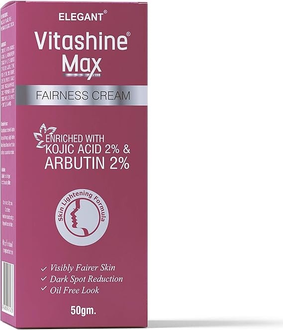 Elegant/ Vitashine Max Fairness Cream: كريم علاجي من ايليكانت لتصبغات