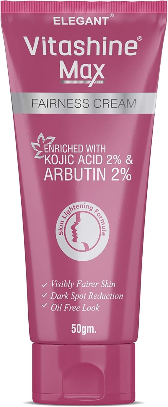 Elegant/ Vitashine Max Fairness Cream: كريم علاجي من ايليكانت لتصبغات
