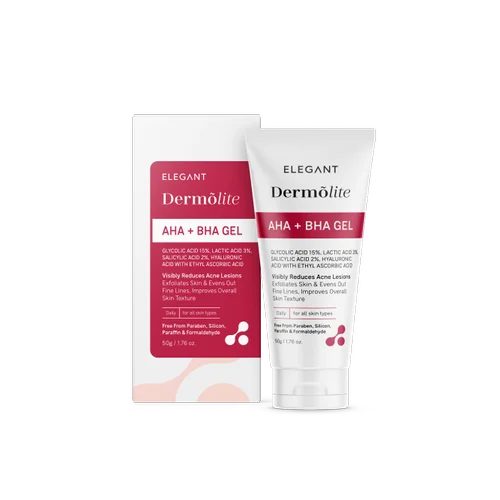 Elegant/ Dermolite AHA + BHA Gel : ايليكانت جل ديرمولايت المقشر