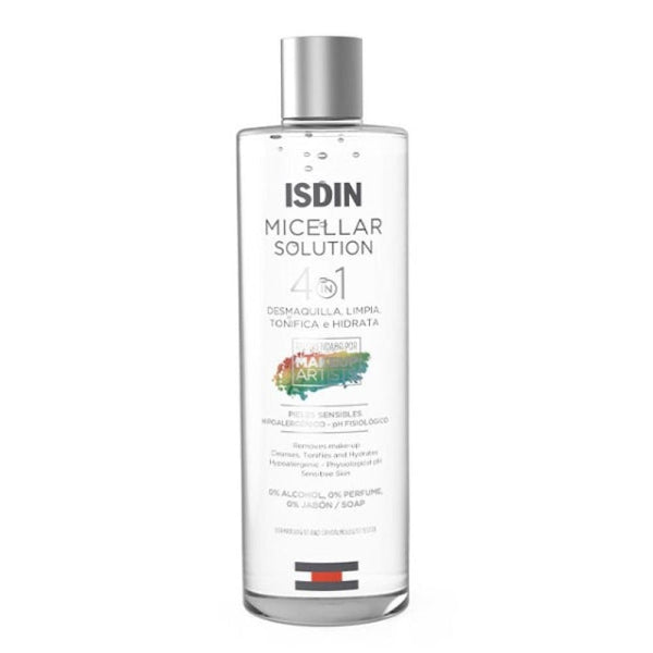 مزيل المكياج الميسيلار من ازدنMicellar Water 4 In 1 For Sensitive Skin By ISDIN - 400ml