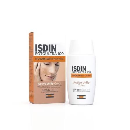 ISDIN Fotoultra 100 Active Unify واقي شمس علاجي متقدم مصمم خصيصاً للبشرة التي