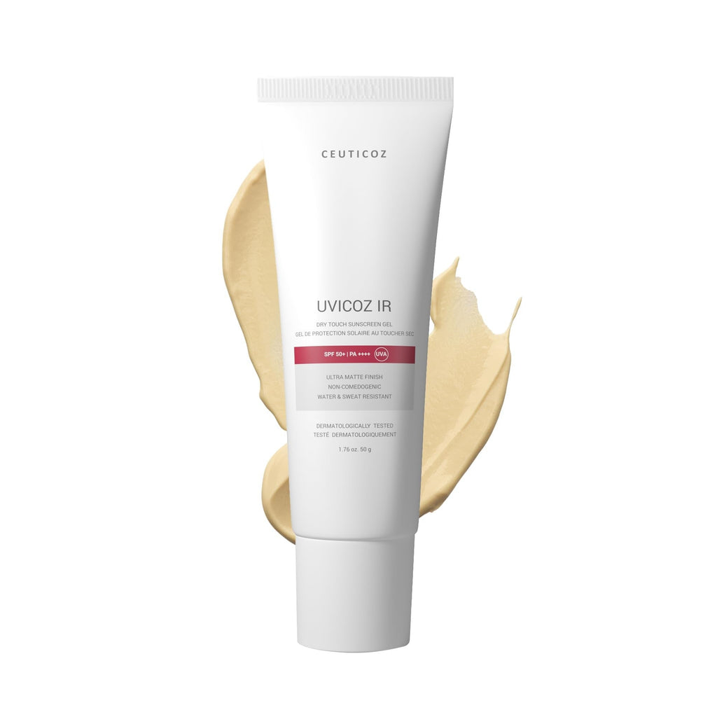CEUTICOZ Uvicoz IR Dry Touch Sunscreen sPF50+ - 50g | سيوتيكوز يوفيكوز IR واقي شمسي بملمس جاف SPF50+ – 50 غرام