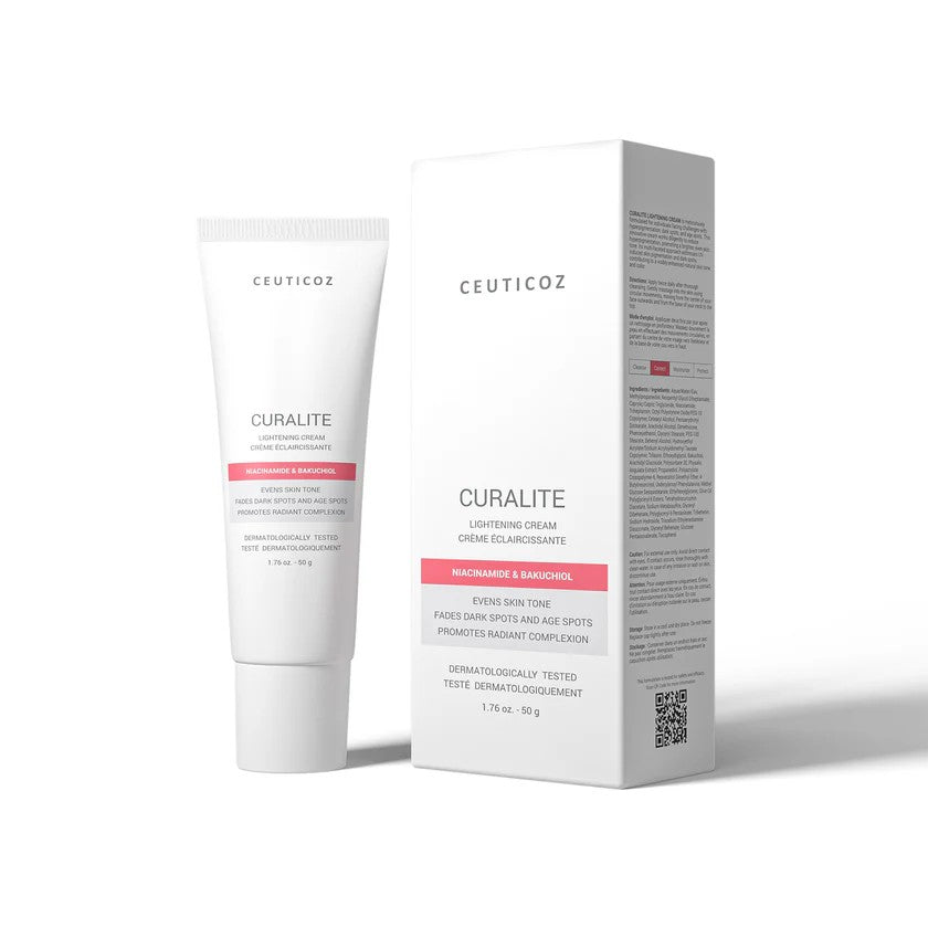 CEUTICOZ Curalite Lightening Cream – ٥٠g | سيوتيكوز كورالايت كريم تفتيح البشرة – ٥٠ غرام٢٥.٠٠٠ د.ع