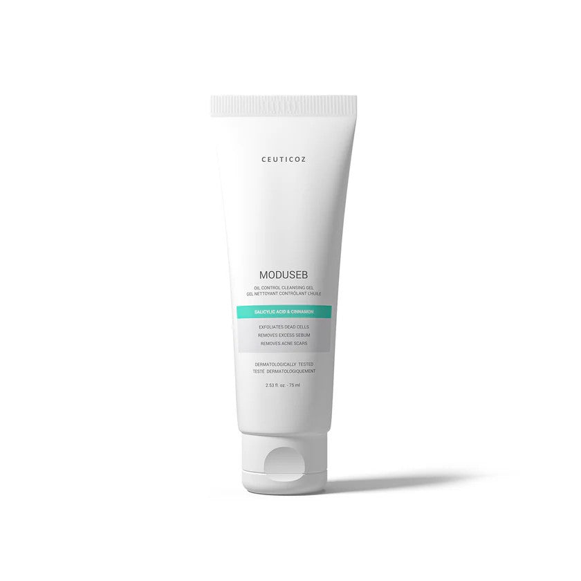 CEUTICOZ Moduseb Oil Control Cleansing Gel – ٧٥ml | سيوتيكوز جل منظف للتحكم في الزيت من مودوسيب – ٧٥مل