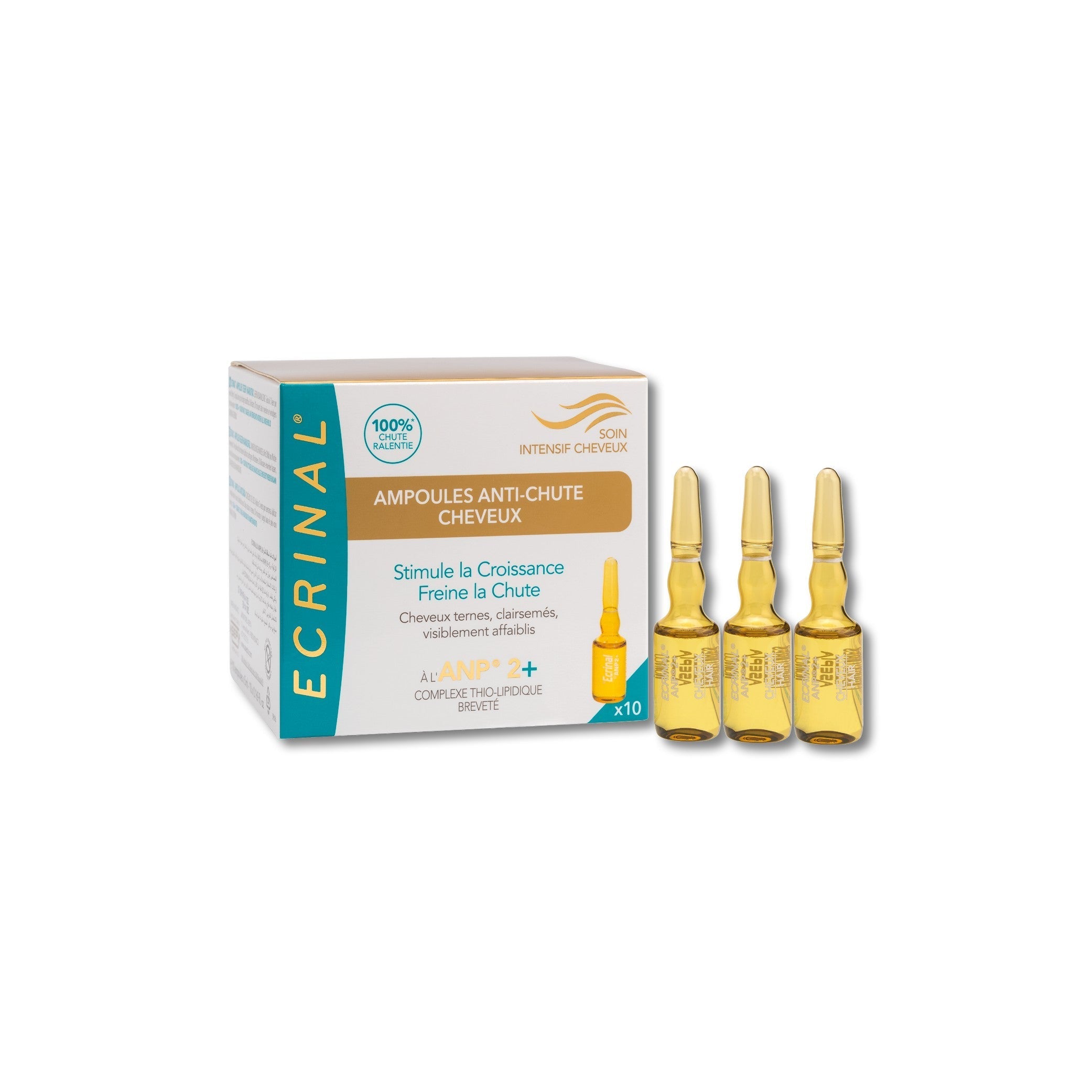 Ecrinal Anti-Hair Loss Ampoules - 10ampul | اكرينال امبولات لعلاج تساقط الشعر - ١٠ امبولات