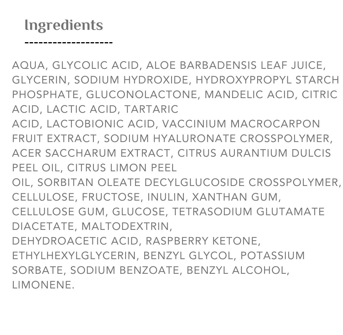 Nacomi AHA & PHA 30% - 30ml | ناكومي مقشر كيميائي AHA و PHA 30% - 30 مل