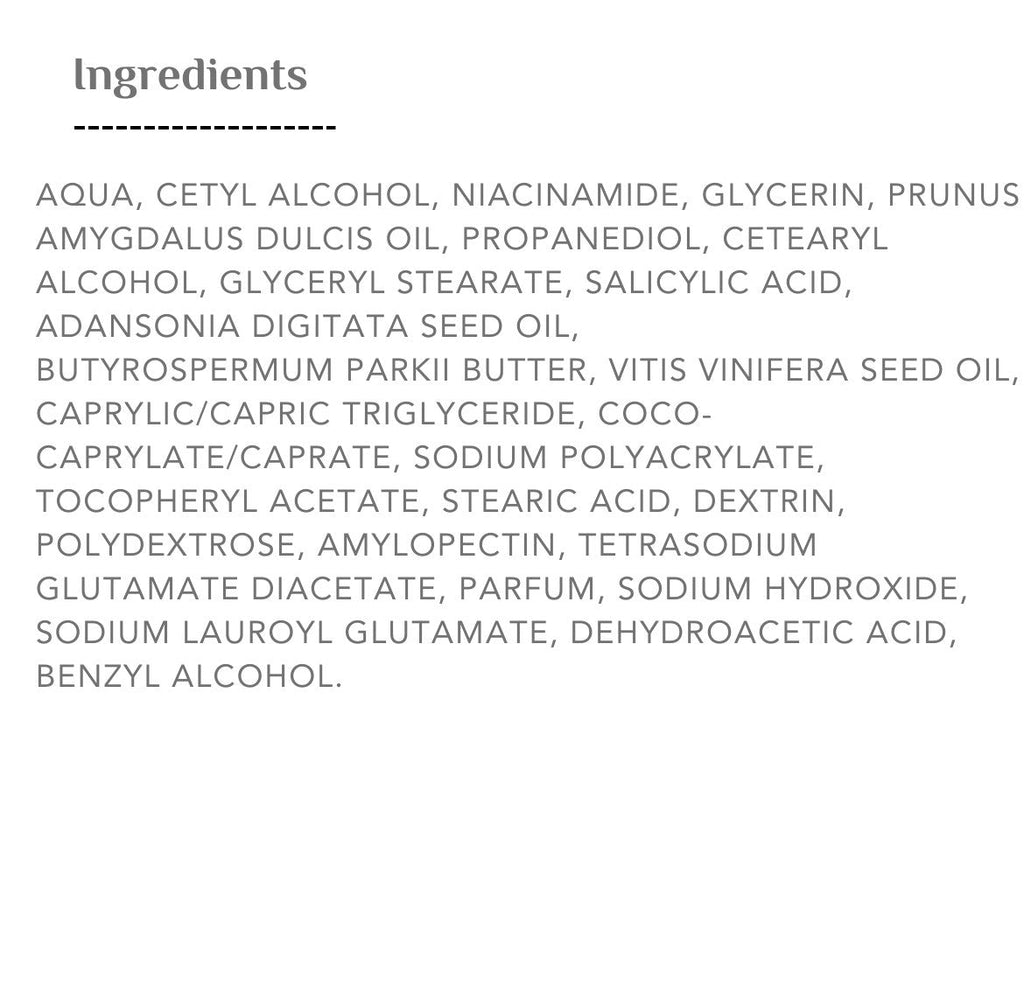 Nacomi Salicylic Acid Body Cream - 100ml | ناكومي كريم للجسم بالساليسيليك اسيد - 100 مل