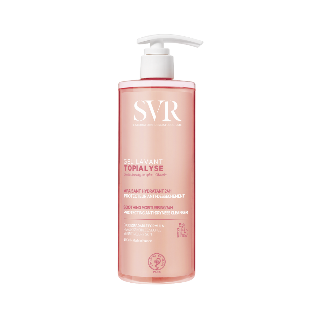 SVR Topialyse Cleansing Gel Dry And Sensitive Skins - 400ml | اس في ار غسول للبشرة الجافة و الحساسة - 400 مل
