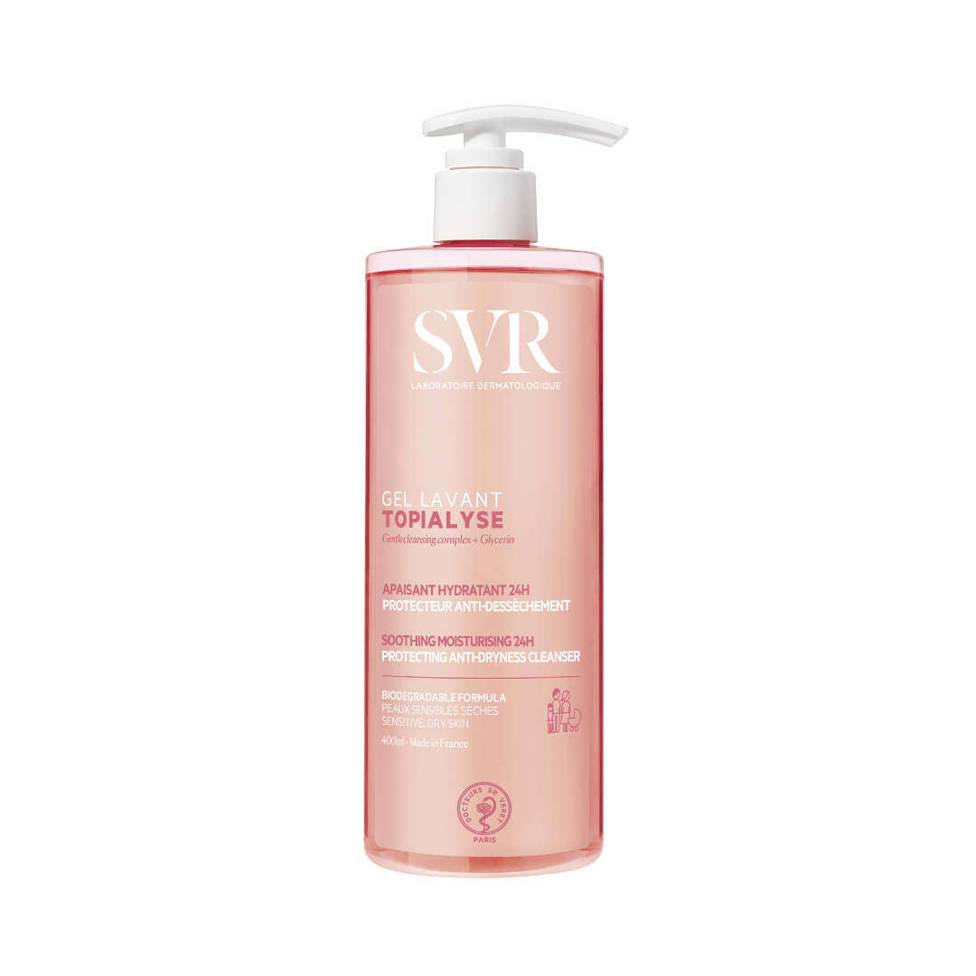 SVR Topialyse Cleansing Gel Dry And Sensitive Skins - 400ml | اس في ار غسول للبشرة الجافة و الحساسة - 400 مل