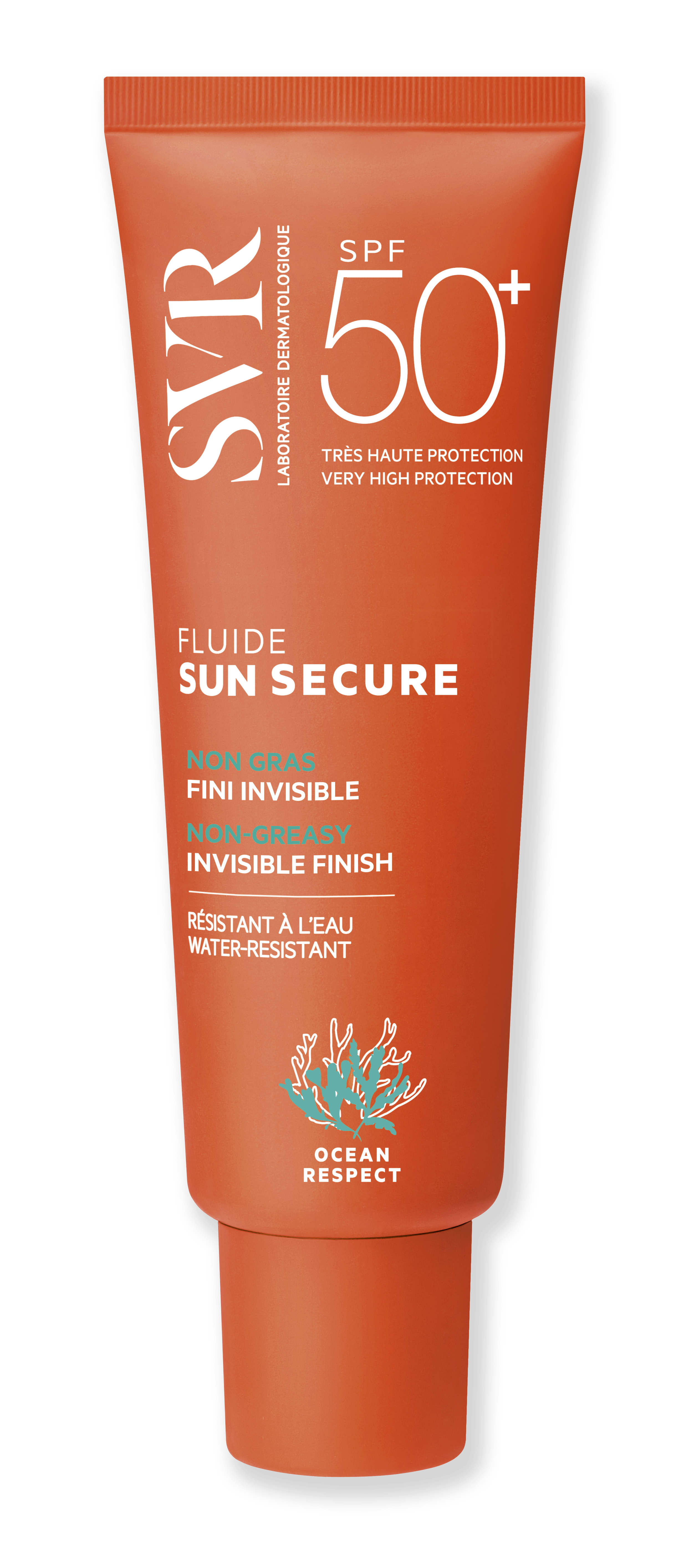 SVR Sun Secure SPF50+ Fluid - 50ml | اس في ار سائل واقي شمسي مع عامل حماية 50 - 50 مل