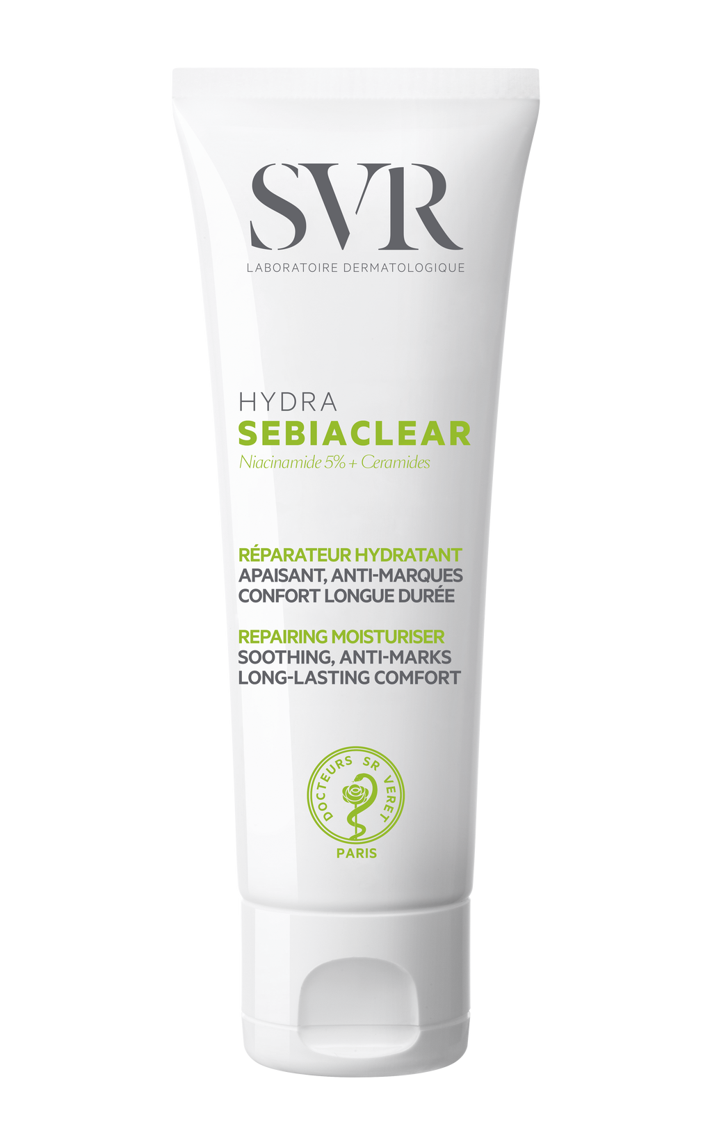 SVR Hydra Sebiaclear Niacinamide 5% + Ceramides - 40ml | اس في ار مرطب بالنياسيناميد 5% + سيراميدات - 40 مل