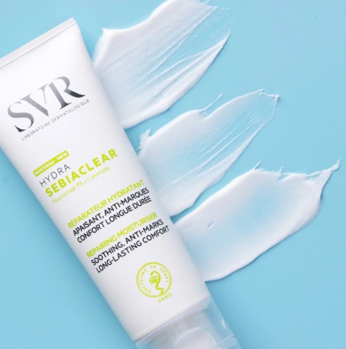 SVR Hydra Sebiaclear Niacinamide 5% + Ceramides - 40ml | اس في ار مرطب بالنياسيناميد 5% + سيراميدات - 40 مل