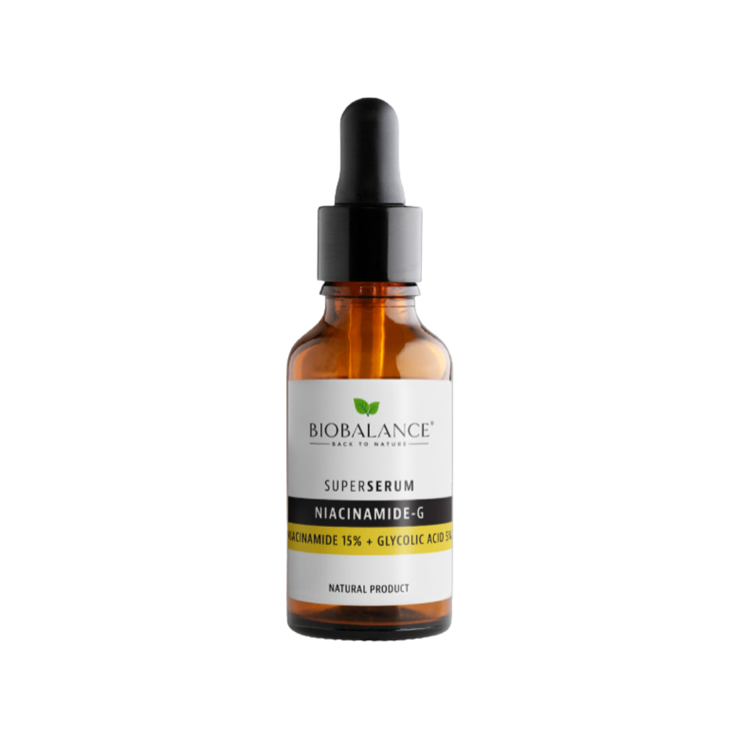 Bio Balance Niacinamide 15% + Glycolic Acid 5% Super Serum - 30ml | بايو بالانس سيروم نياسيناميد ١٥٪ + غليكوليك اسيد ٥٪ - 30 مل