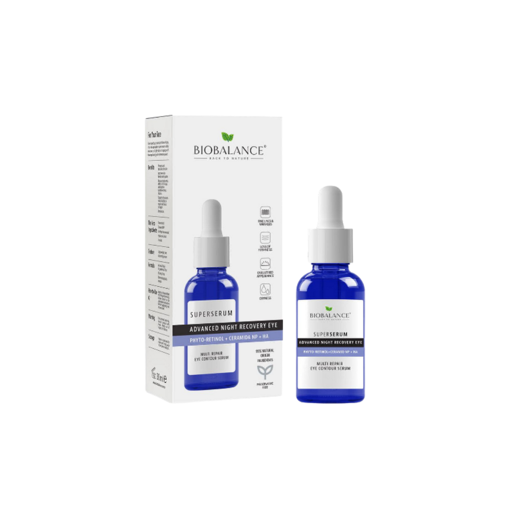 Bio Balance Advance Night Recovery Eye Restorative Night Eye Serum - 20ml | بايو بالانس سيروم العين التنشيط البشرة حول العين - 20 مل