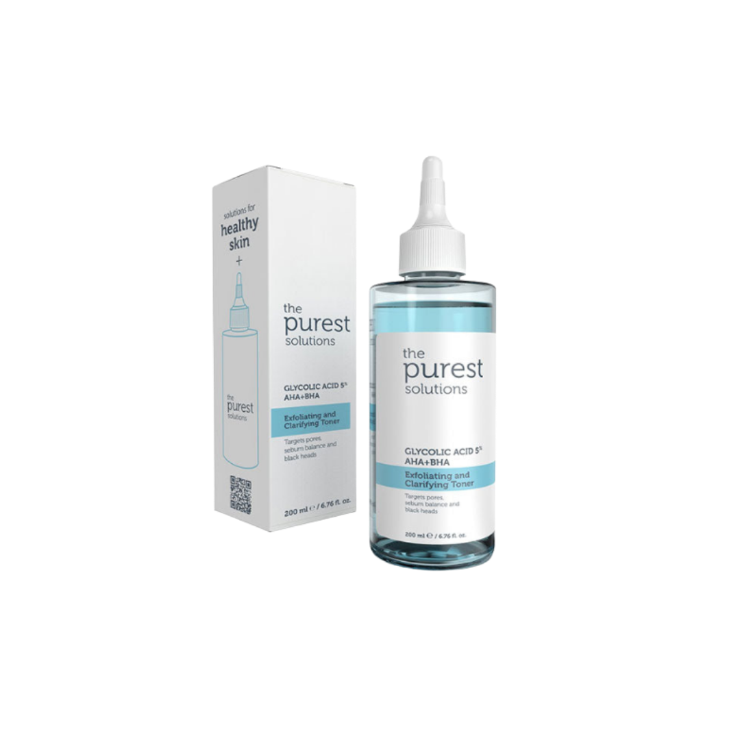 The Purest Solutions Exfoliating and Clarifying Toner - 200ml |ذا بيورست تونر مقشر ومنقي - 200 مل