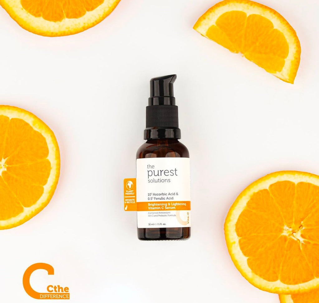 The Purest Solutions Brightening + Lightening Vitamin C Serum - 30ml | ذا بيورست سيروم فيتامين سي - 30 مل