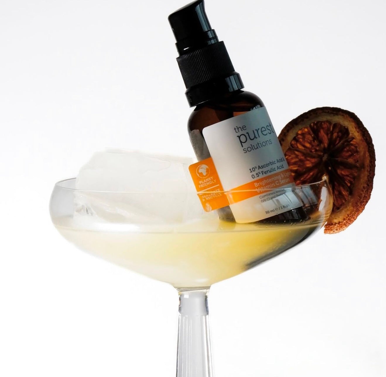 The Purest Solutions Brightening + Lightening Vitamin C Serum - 30ml | ذا بيورست سيروم فيتامين سي - 30 مل