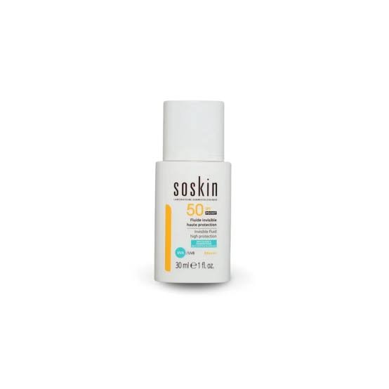 Soskin SPF 50 Invisible Fluid (Pocket)/واقي شمس ٣٠ ملل