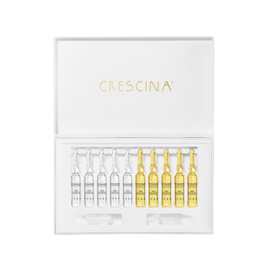 CRESCINA Transdermic HFSC Complete Treatment 1300 - 3.5x10+10 | كريشنا أمبولات ضد تساقط الشعر للنساء عيار 1300 - 3.5 مل