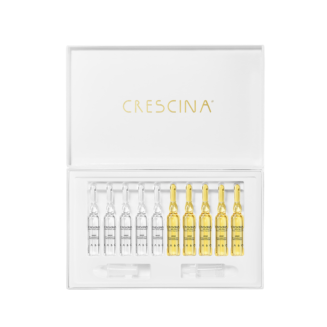 CRESCINA Transdermic HFSC Complete Treatment 1300 - 3.5x10+10 | كريشنا أمبولات ضد تساقط الشعر للنساء عيار 1300 - 3.5 مل