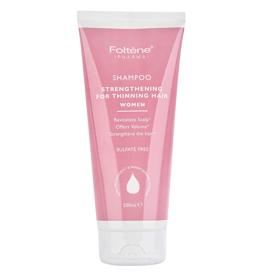 Foltene Pharma Hair Strengthening Shampoo for Women – 200ml |فولتن فارما شامبو تقوية الشعر للنساء - 200 مل