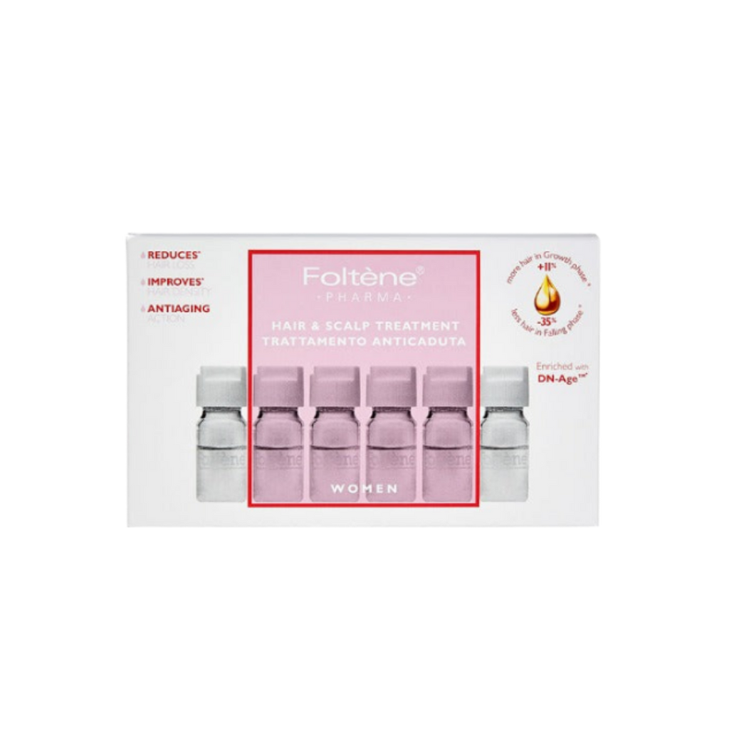 Foltene Pharma Anti-Hair Loss Treatment for Women - 12 ampoules | فولتين فارما علاج مضاد لتساقط الشعر للنساء - 12 أمبولة