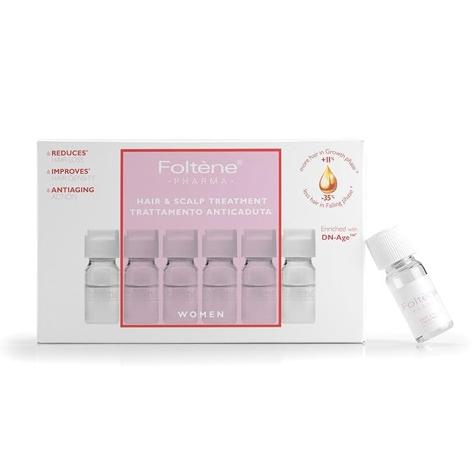 Foltene Pharma Anti-Hair Loss Treatment for Women - 12 ampoules | فولتين فارما علاج مضاد لتساقط الشعر للنساء - 12 أمبولة