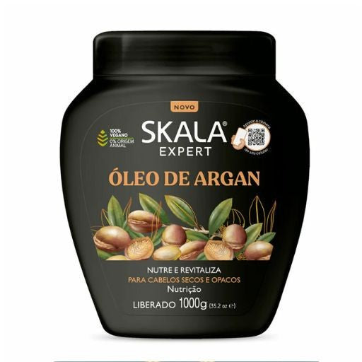 كريم معالج بزيت الأرغان للشعر الجاف والباهت Skala Argan Oil Treatment Cream