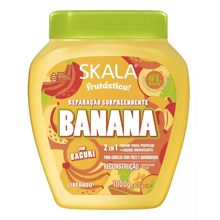 كريـم معالج ومرطّب ليف إن بالموز Banana 2-IN-1 Treatment Cream and Leave-in