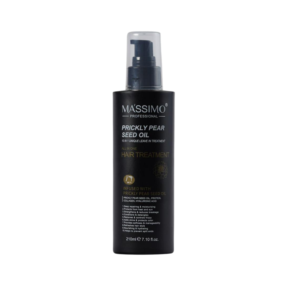 MASSIMO Prickly Pear Seed Oil Hair Treatment - 210ml |ماسيمو علاج الشعر بزيت بذور التين الشوكي – 210 مل