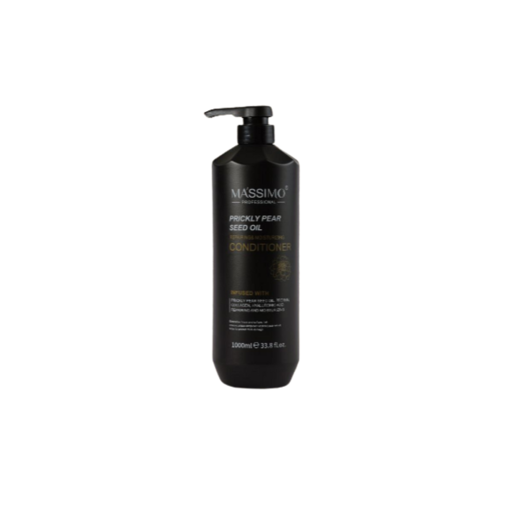 MASSIMO Prickly Pear Seed Oil Hair Repairing& Moisturizing Conditioner - 1000ml | ماسيمو بلسم مرطب بزيت بذور التين الشوكي - 1000مل