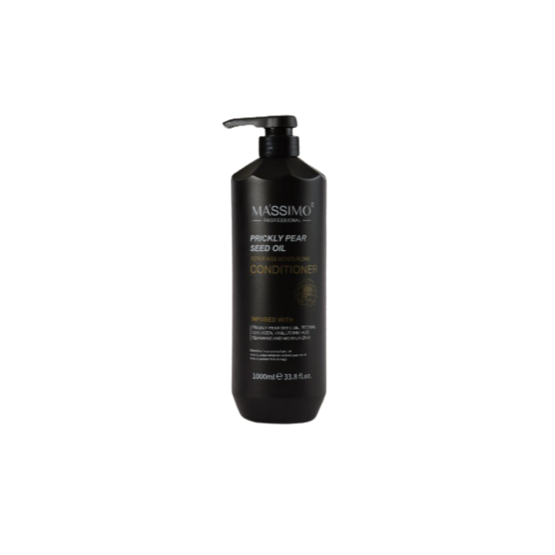 MASSIMO Prickly Pear Seed Oil Hair Repairing& Moisturizing Conditioner - 1000ml | ماسيمو بلسم مرطب بزيت بذور التين الشوكي - 1000مل