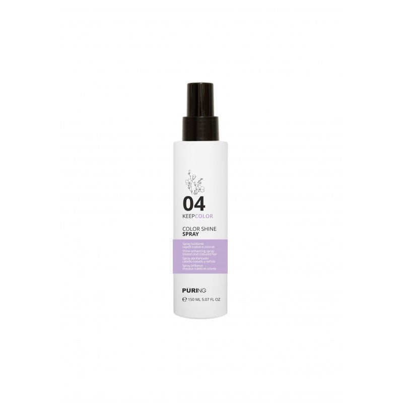 PURING 04 Keepcolor Color Shine Spray specific for coloured hair 150ml بخاخ المخصص للشعر المصبوغ